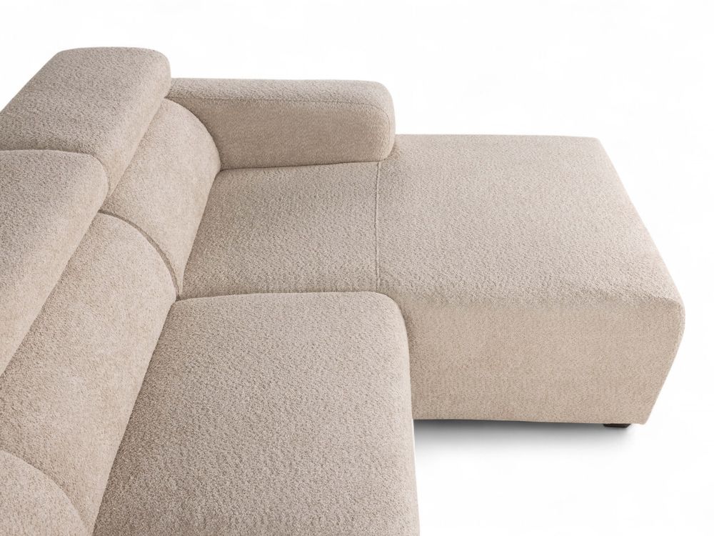 Hoekzetel DESIR met elektr. relax - Beige C-PLD-24-TZ