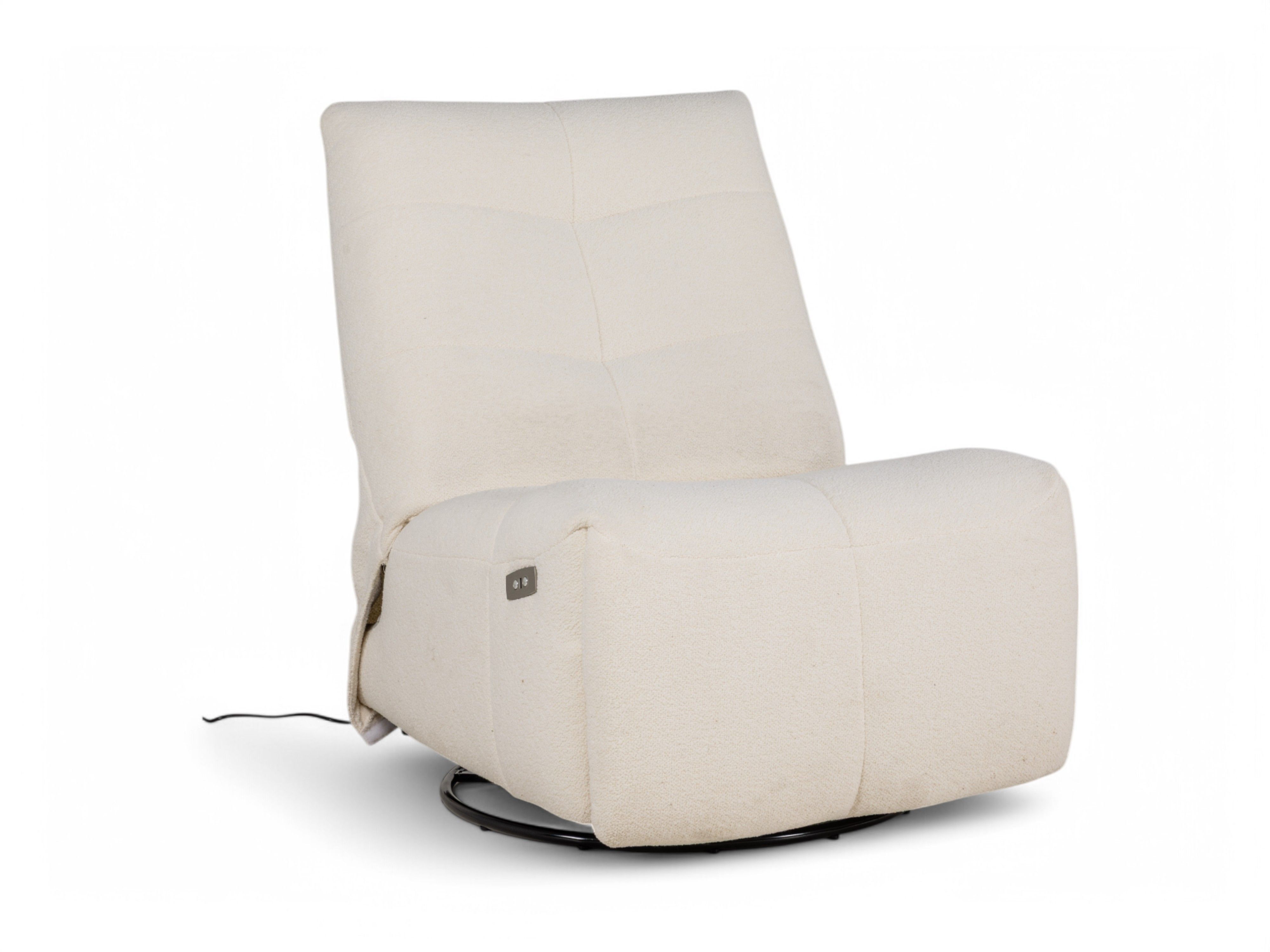 Elektrische draaifauteuil NELLY - Crème