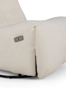 Elektrische draaifauteuil NELLY - Crème HTL-157-000011-FAB-VIS102
