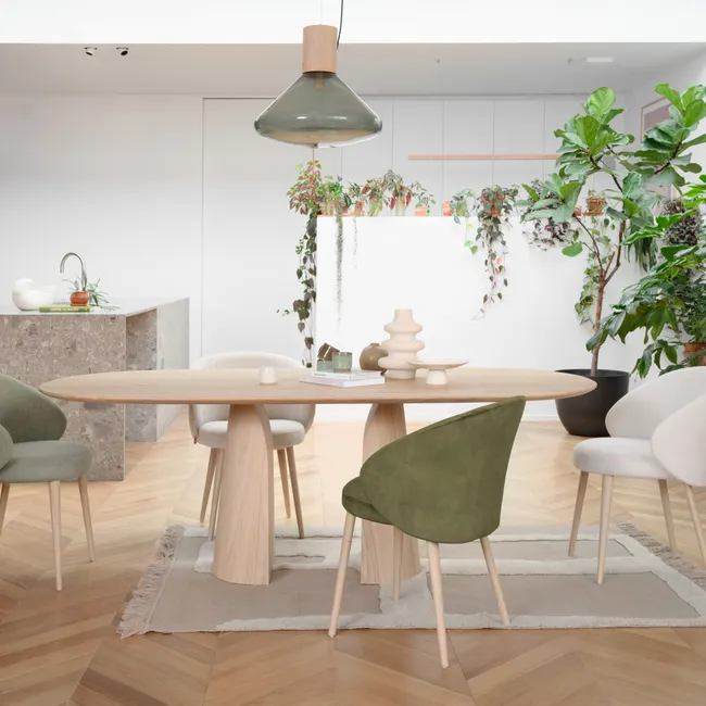 Uitschuifbare eetkamertafel BLOSSOM - Mozaïek Fine