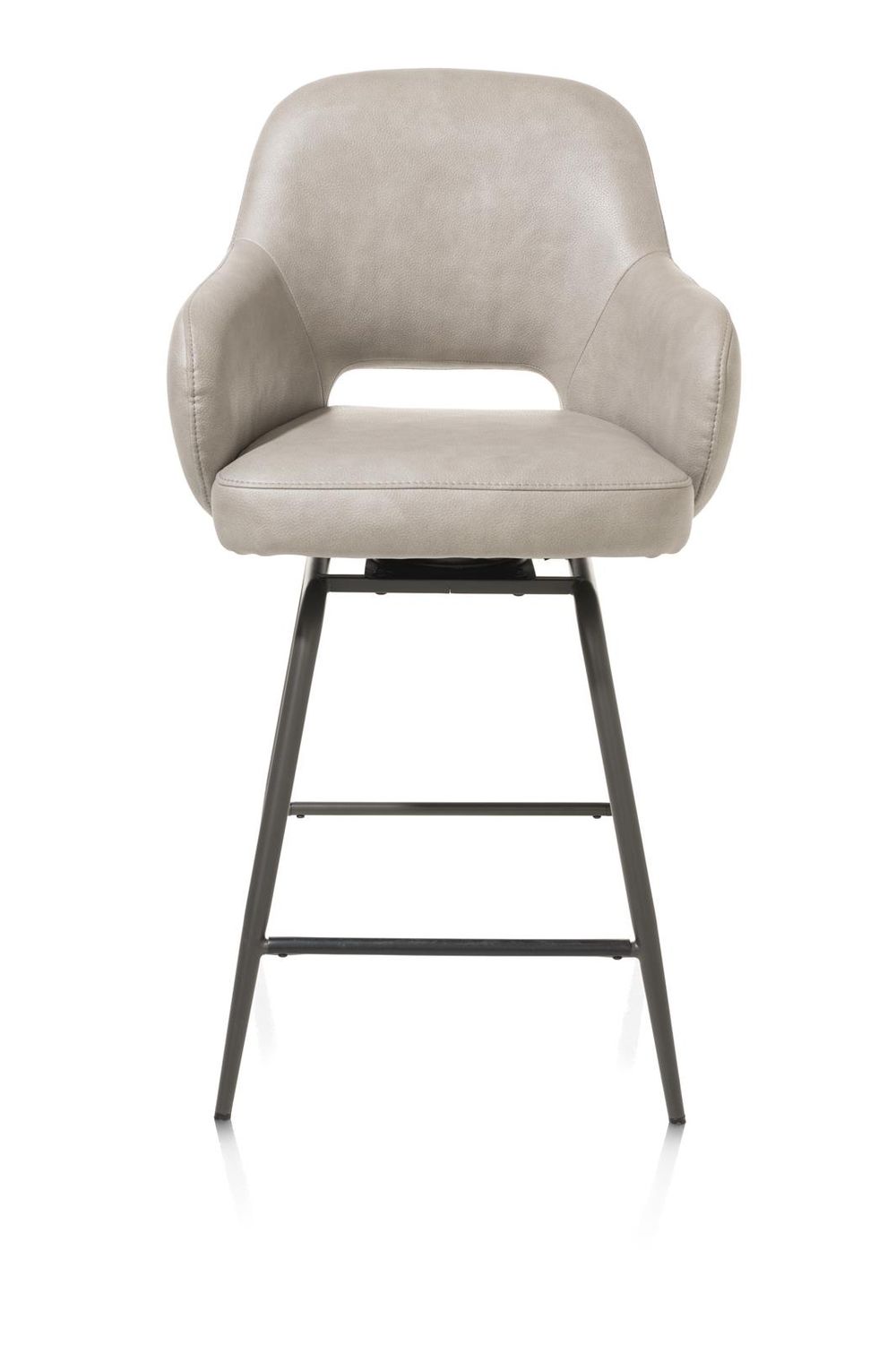 Draaibare barstoel NIKOLAS - Lichtgrijs HEH 48692LGR