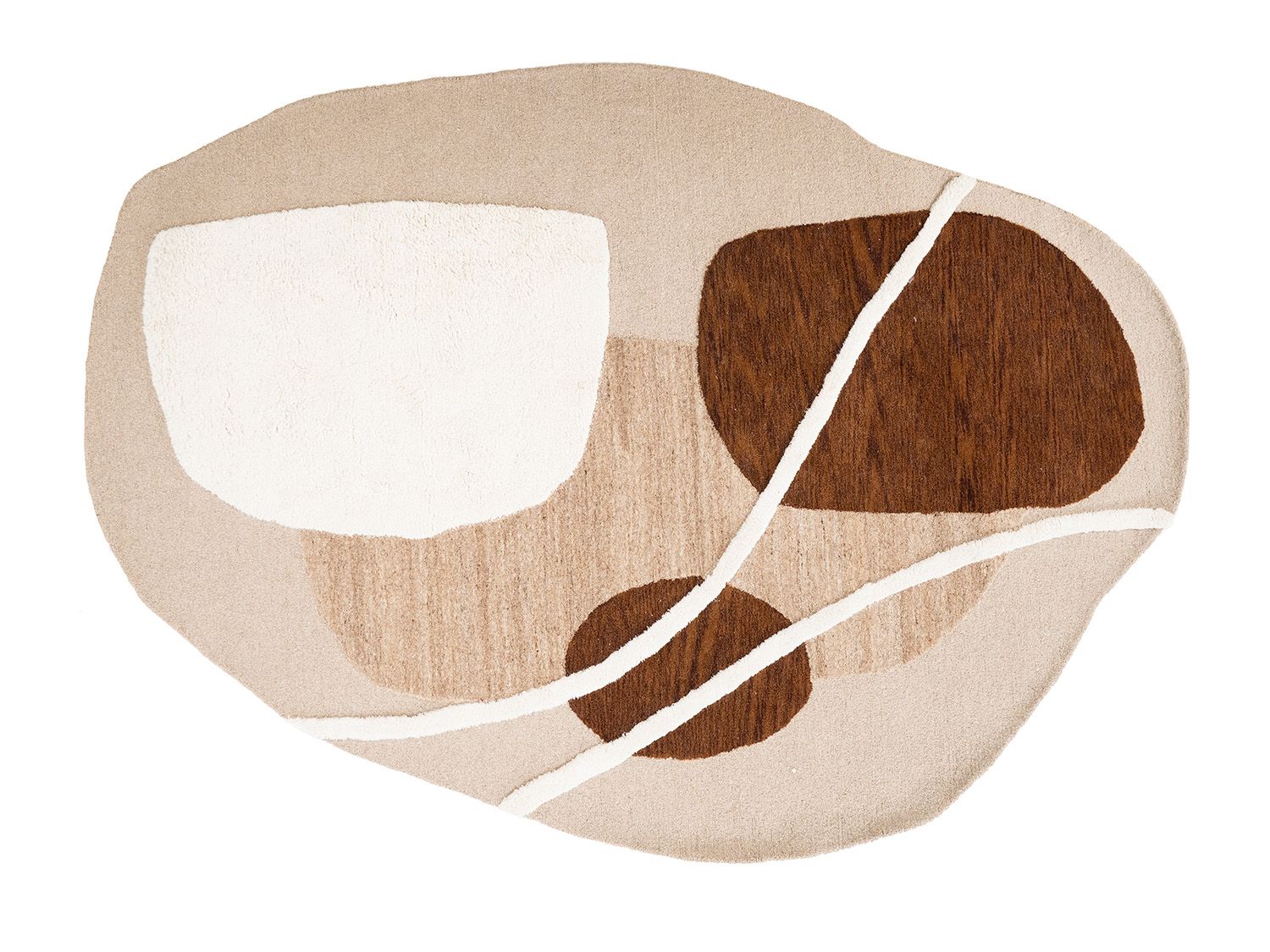Tapijt OGANI - Beige/Bruin BBO 240039