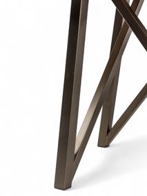 Eetkamertafel WACKO - Naturel / Brons PFT-221-000018-EPA83MHA84