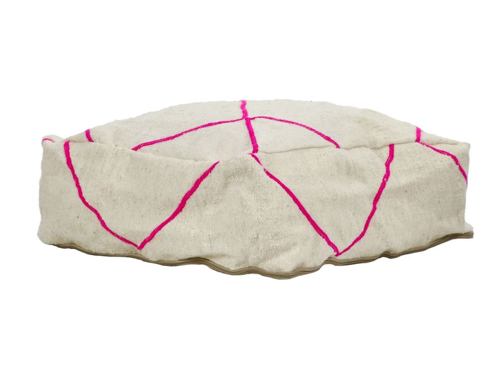 Poef KELIM - Fuchsia/Beige PMX 41001-FUC-10