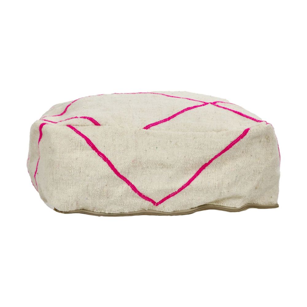 Poef KELIM - Fuchsia/Beige PMX 41001-FUC-10