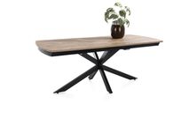 Uitschuifbare eetkamertafel PAVALON - Barnwood HEH 46784BRN