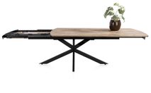 Uitschuifbare eetkamertafel PAVALON - Barnwood HEH 46784BRN