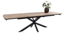 Uitschuifbare eetkamertafel PAVALON - Barnwood HEH 46784BRN