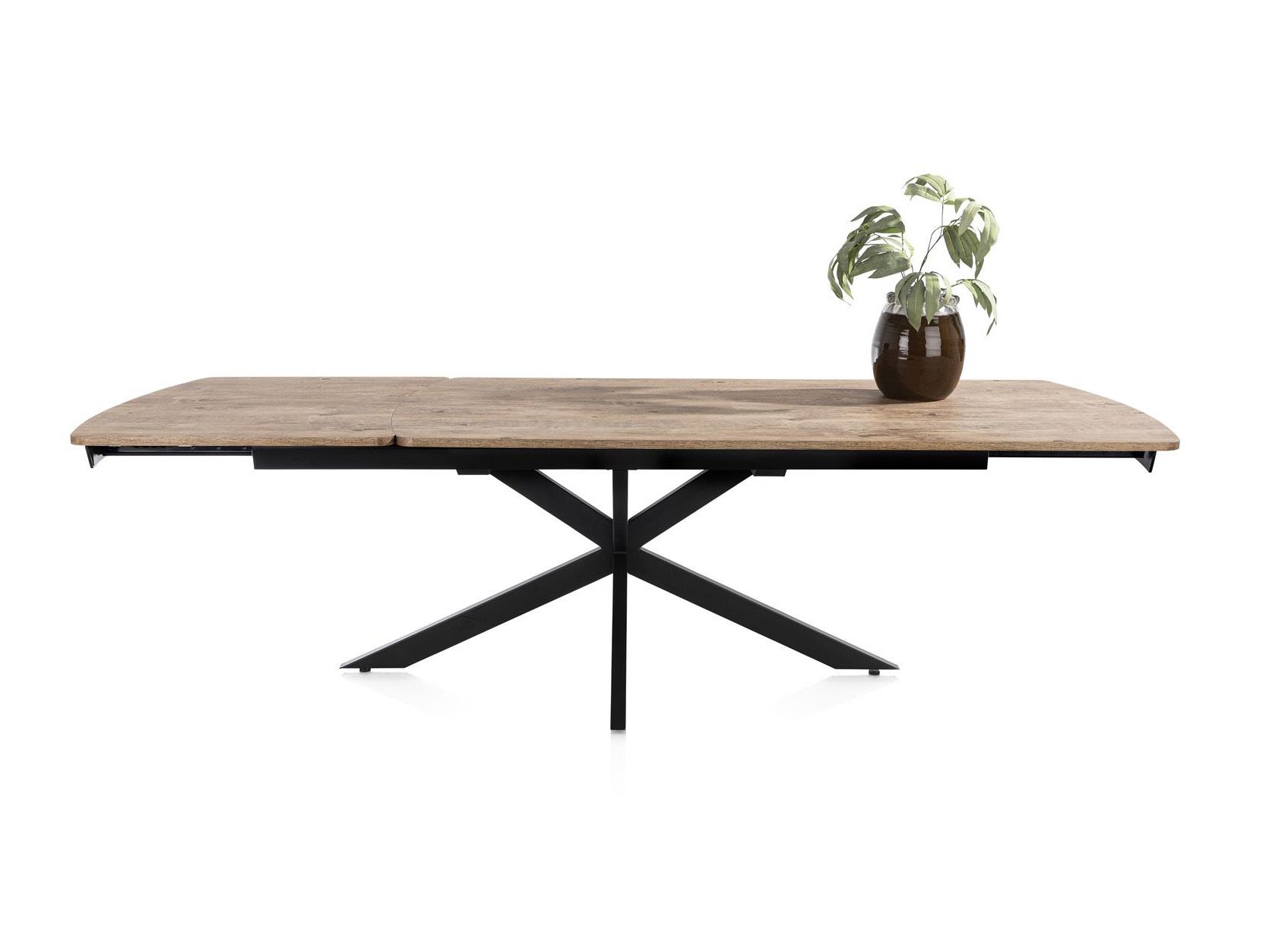 Verlengbare eetkamertafel PAVALON - Barnwood