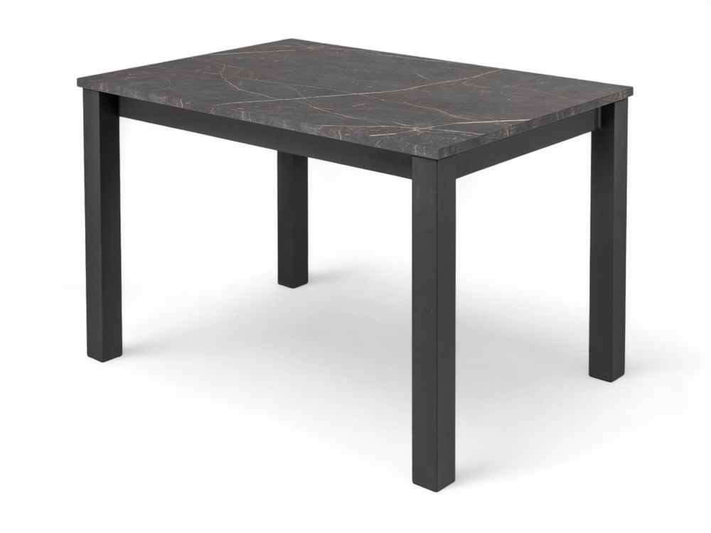 Uitschuifbare eetkamertafel VALENCIA - Zwart/Brons PFT-71-000001-HP07
