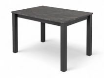 Uitschuifbare eetkamertafel VALENCIA - Zwart/Brons PFT-71-000001-HP07