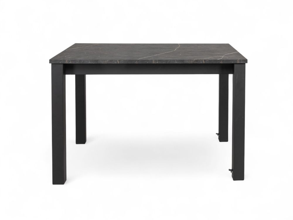 Uitschuifbare eetkamertafel VALENCIA - Zwart/Brons PFT-71-000001-HP07