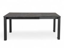 Uitschuifbare eetkamertafel VALENCIA - Zwart/Brons PFT-71-000001-HP07