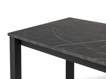Uitschuifbare eetkamertafel VALENCIA - Zwart/Brons PFT-71-000001-HP07