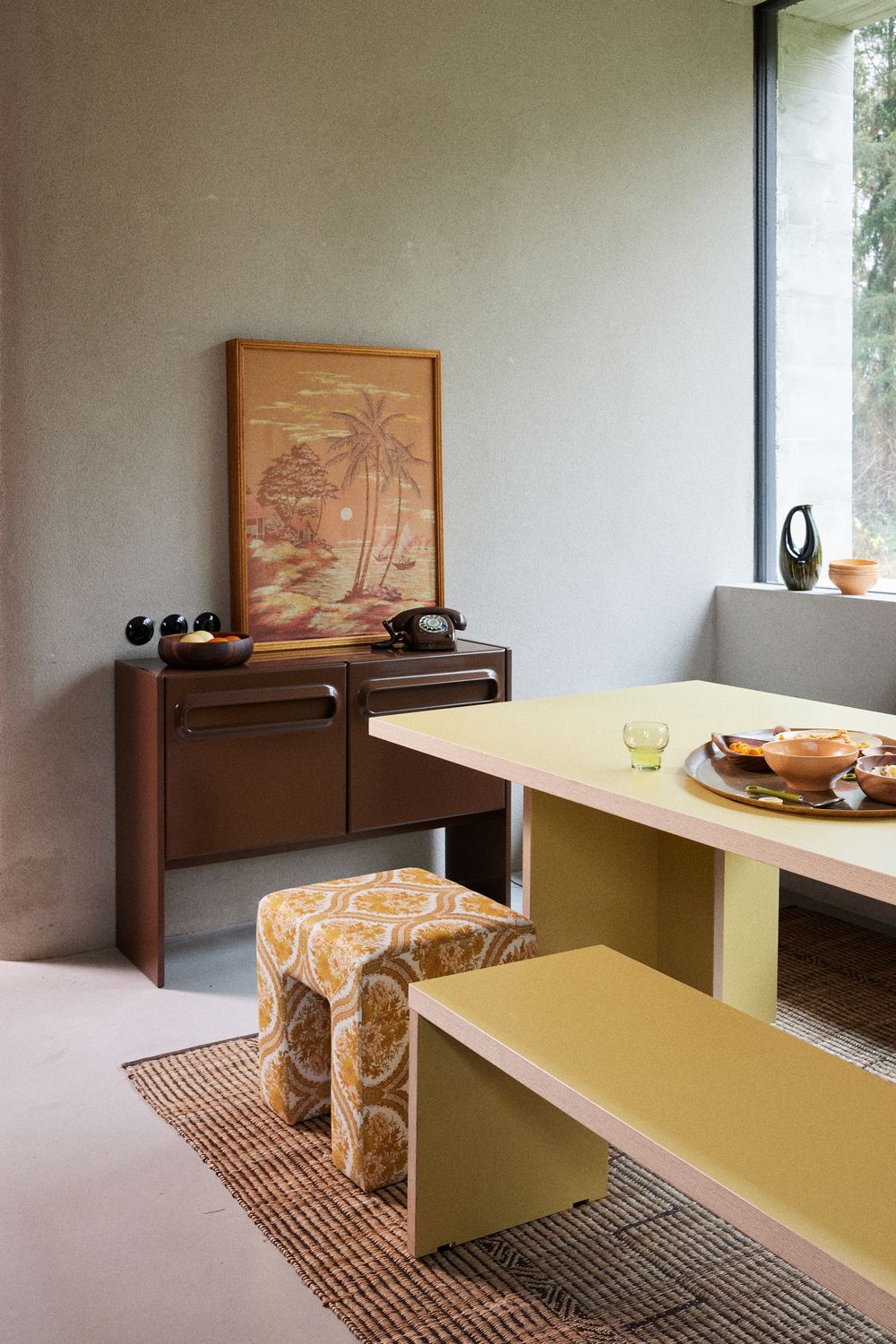 Poef CHALET - Geel HKI MZM5625