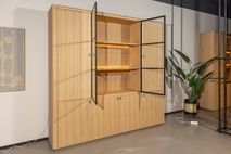 Vitrinekast EVORA - Eikfineer CRE-3-001-NAT