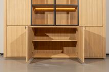 Vitrinekast EVORA - Eikfineer CRE-3-001-NAT