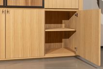 Vitrinekast EVORA - Eikfineer CRE-3-001-NAT
