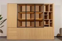 Vitrinekast EVORA - Eikfineer CRE-3-002-NAT