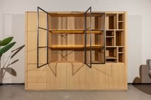 Vitrinekast EVORA - Eikfineer CRE-3-002-NAT