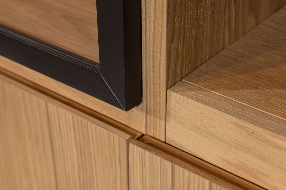 Vitrinekast EVORA - Eikfineer CRE-3-002-NAT