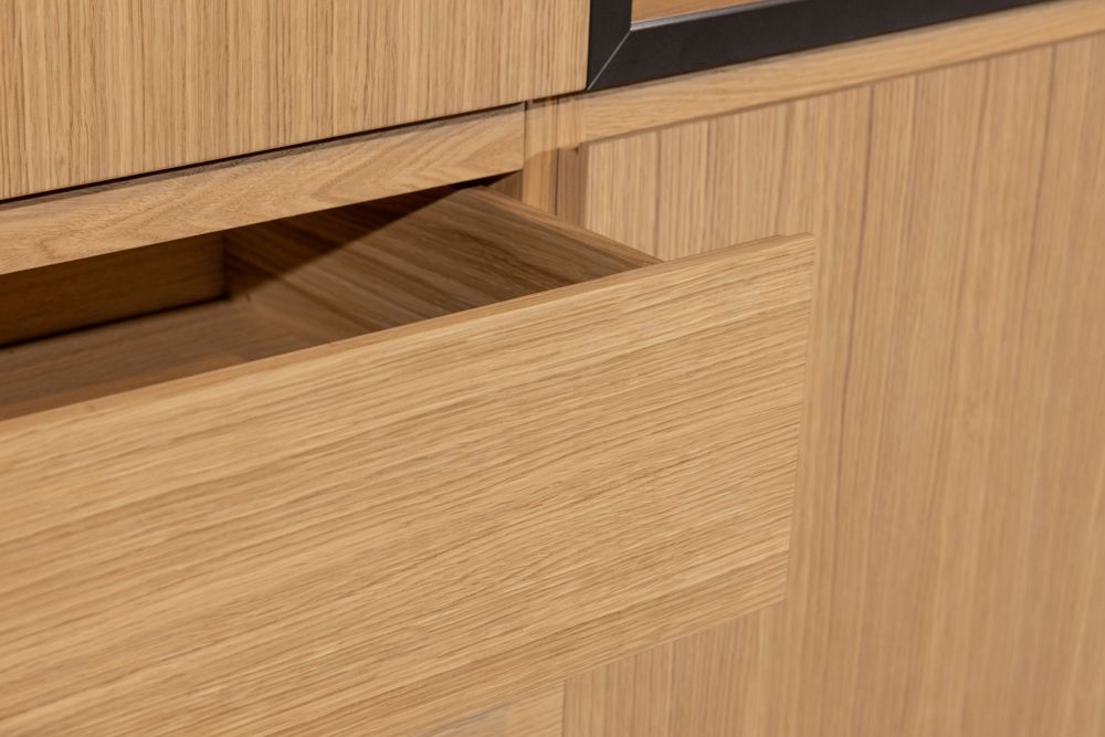 Vitrinekast EVORA - Eikfineer CRE-3-002-NAT