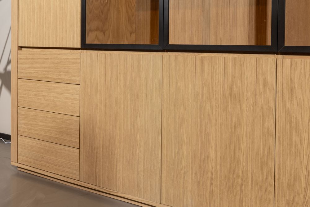 Vitrinekast EVORA - Eikfineer CRE-3-002-NAT