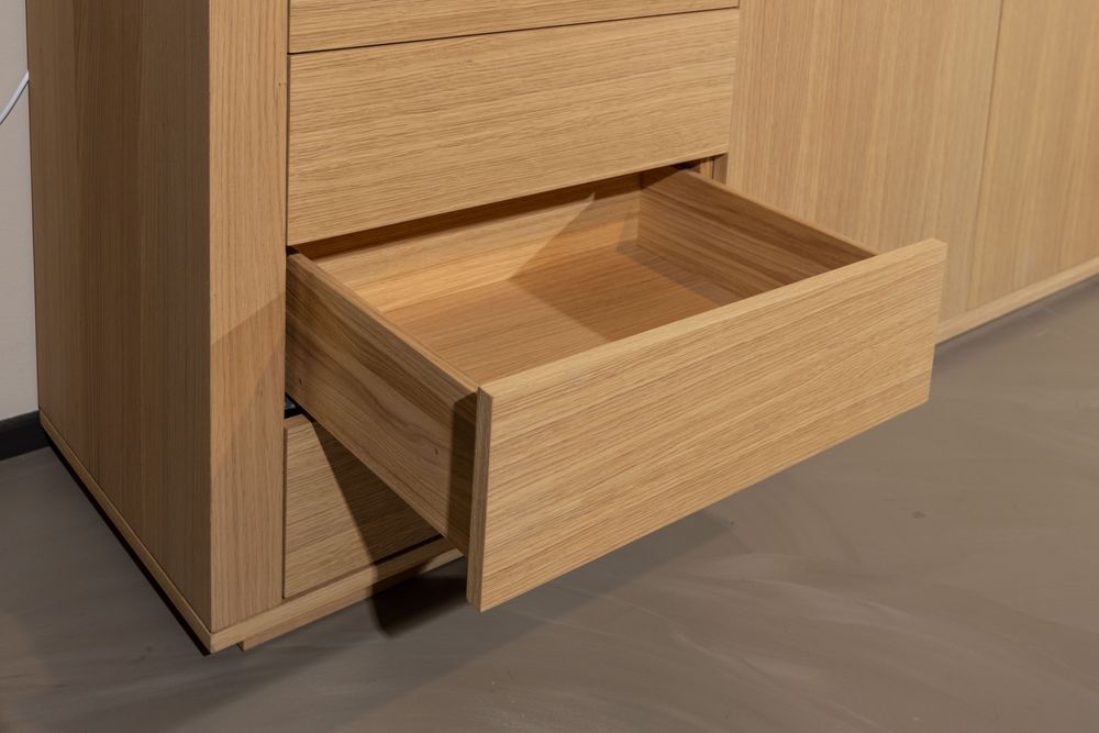 Vitrinekast EVORA - Eikfineer CRE-3-002-NAT