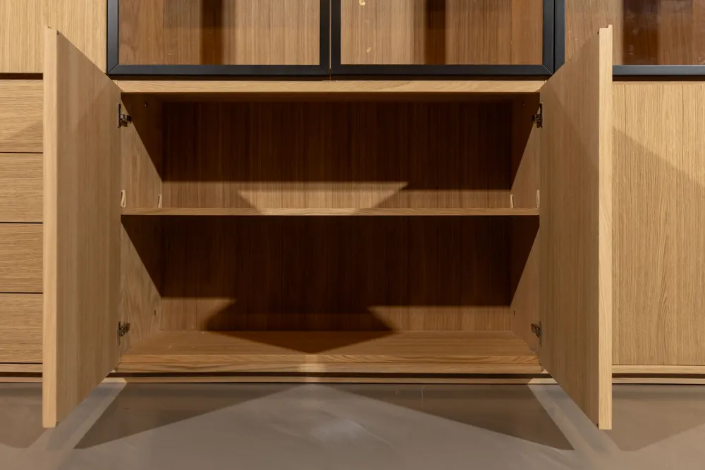 Vitrinekast EVORA - Eikfineer CRE-3-002-NAT