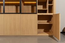 Vitrinekast EVORA - Eikfineer CRE-3-002-NAT