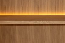 Vitrinekast EVORA - Zwart Eikfineer CRE-3-003-ZWANAT