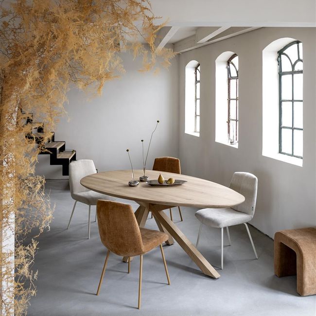 Bartafel COSENZA - Massief Eikenhout