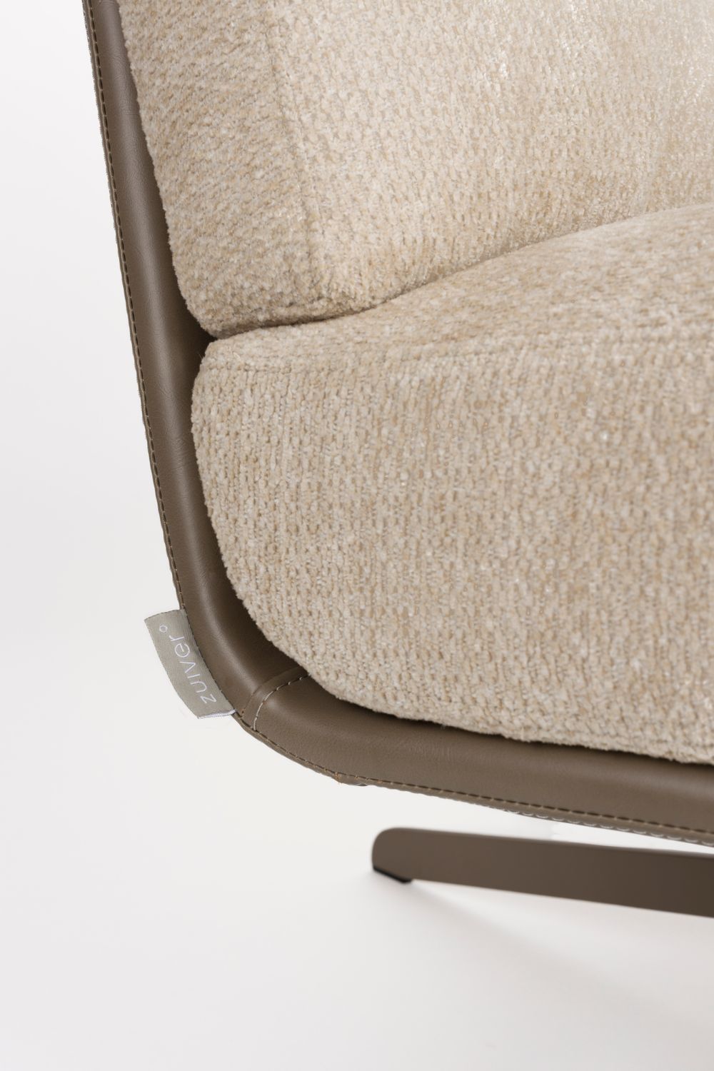Draaibare fauteuil BENJAMIN - Crème ZVR 1000885
