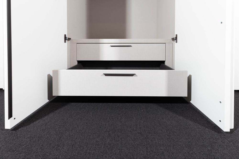 Draaideurkast ALFA - Matt bianco NVM-36-005-SETA