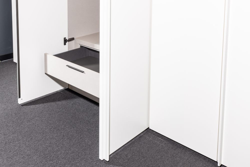 Draaideurkast ALFA - Matt bianco NVM-36-005-SETA