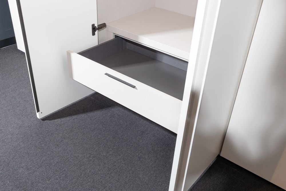 Draaideurkast ALFA - Matt bianco NVM-36-005-SETA