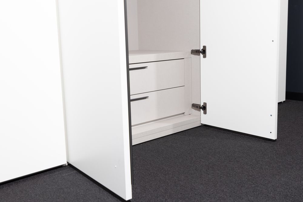 Draaideurkast ALFA - Matt bianco NVM-36-005-SETA