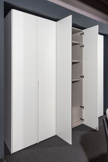 Draaideurkast ALFA - Matt bianco NVM-36-005-SETA