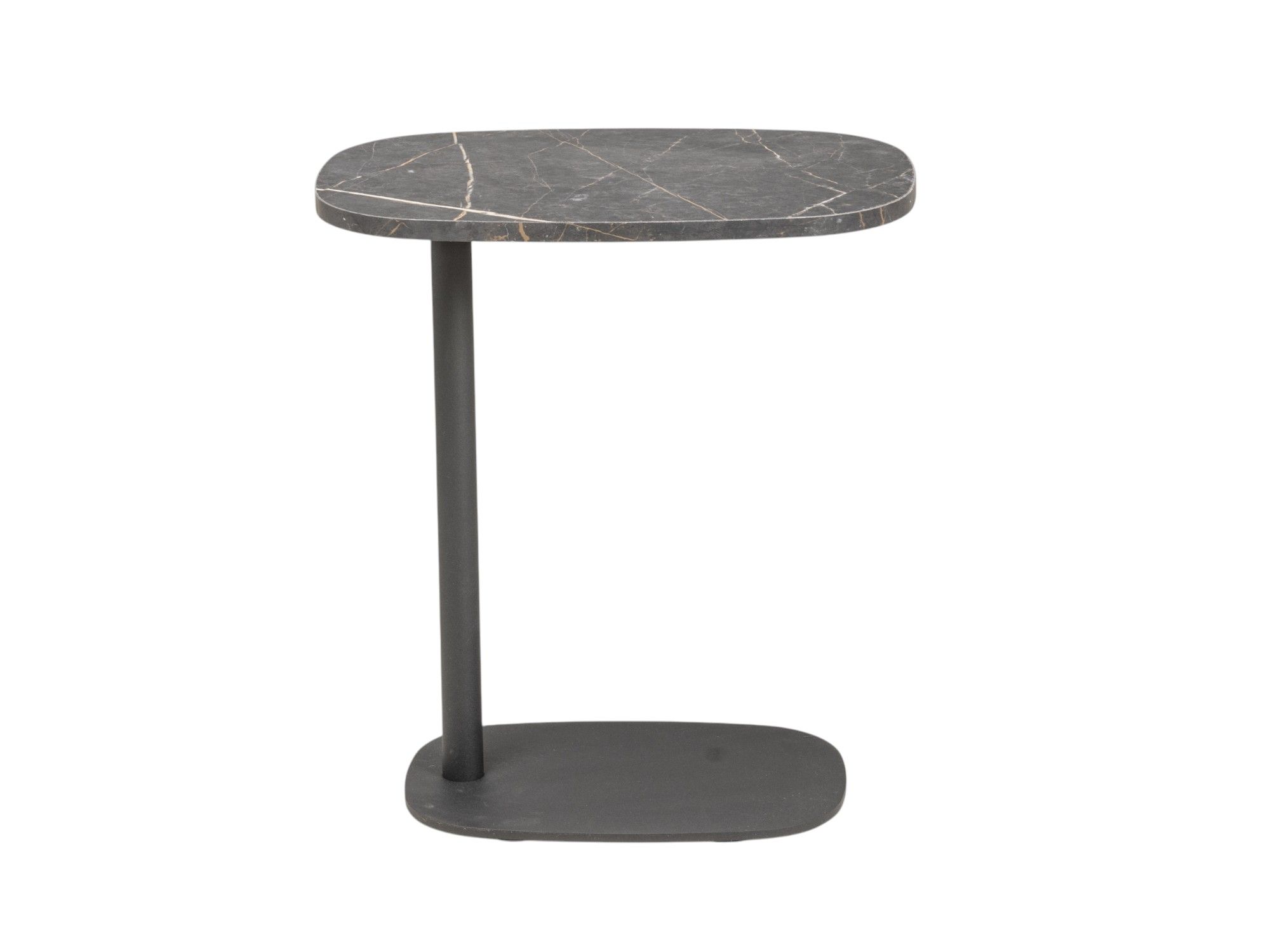 Bijzettafel CUP - Antraciet/Marmer