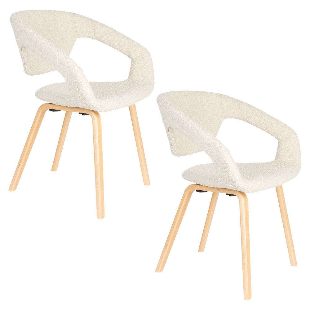 Armstoel FLEXBACK - Beige Bouclé ZVR 1200253
