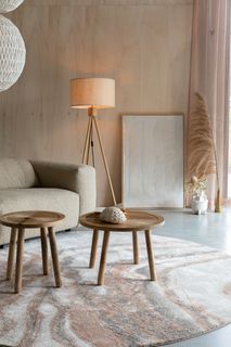 Vloerlamp FAN - Bamboe/Linnen ZVR 5100124