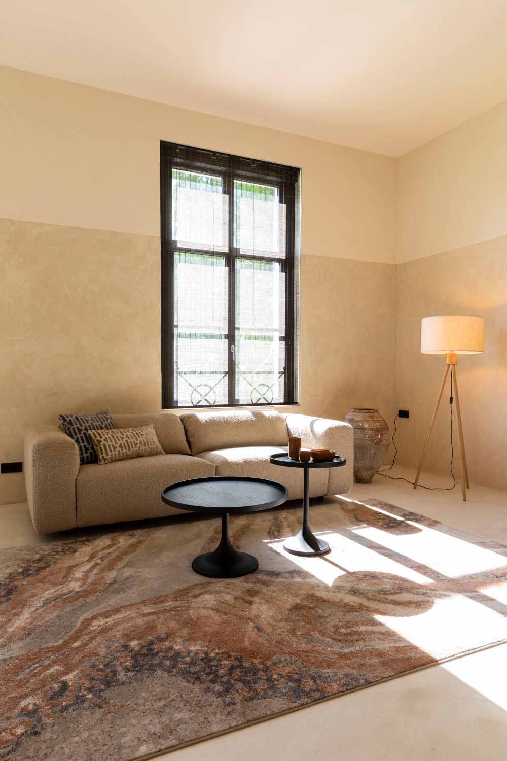 Vloerlamp FAN - Bamboe/Linnen ZVR 5100124