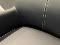 Set van 6 armstoelen met parketwieltjes GLENN - Zw C-NVN-7-SET1