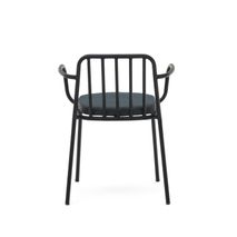 Set van 6 tuinstoelen BRAMANT - Zwart C-KAV-SET1