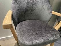 Set van 4 eetkamerstoelen LEXUS - Grijs C-PMP-LEX-SET1