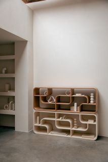 Boekenrek SEVEN - Beige ZVR 4100105