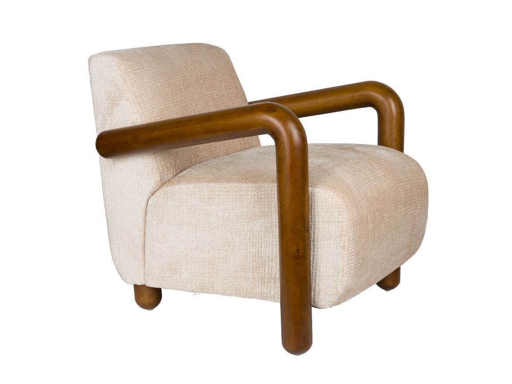 Fauteuil ROBINSON - Crème ZVR 1000906