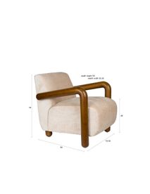 Fauteuil ROBINSON - Crème ZVR 1000906