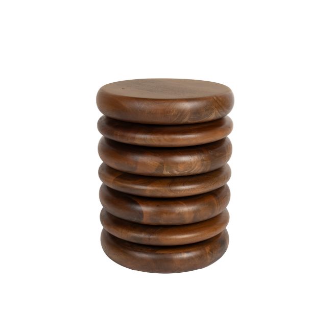 Bijzettafel DISC - Mangohout / Walnoot