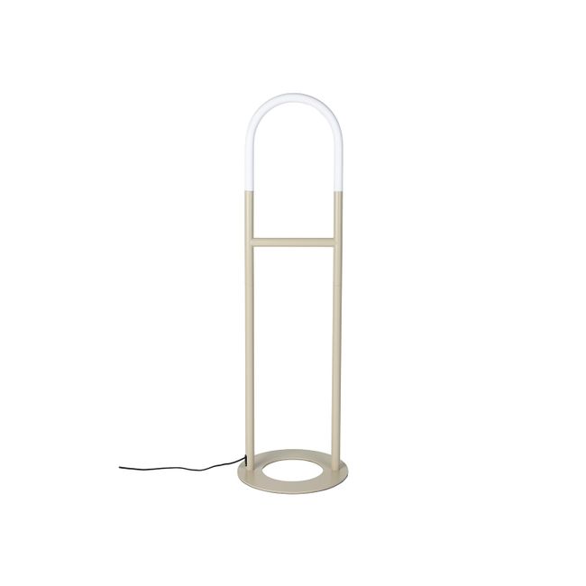 Vloerlamp ARCH - Wit/Beige